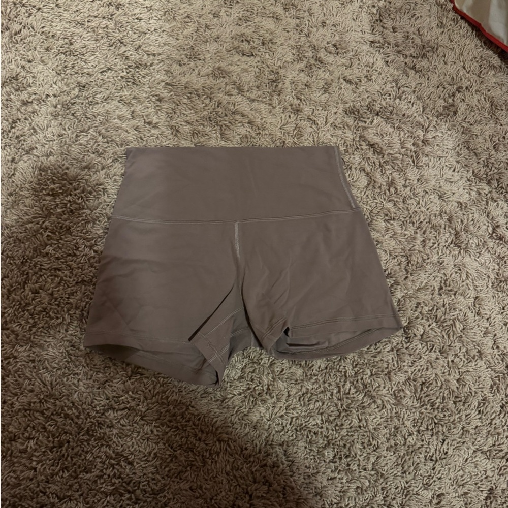 lululemon athletica Women's Taupe Bike Shorts